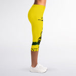 Don't Tread On Me Gadsden Flag Print Women's Capri Leggings