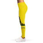 Don't Tread On Me Gadsden Flag Print Women's Leggings
