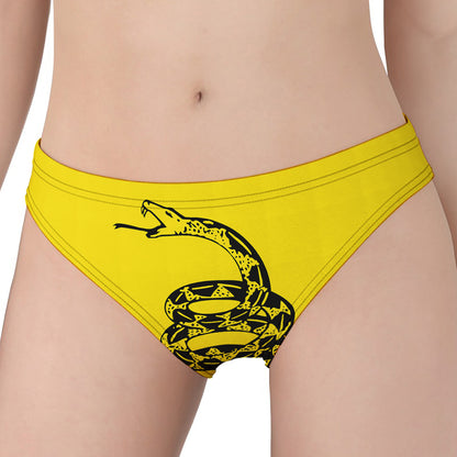 Don't Tread On Me Gadsden Flag Print Women's Panties