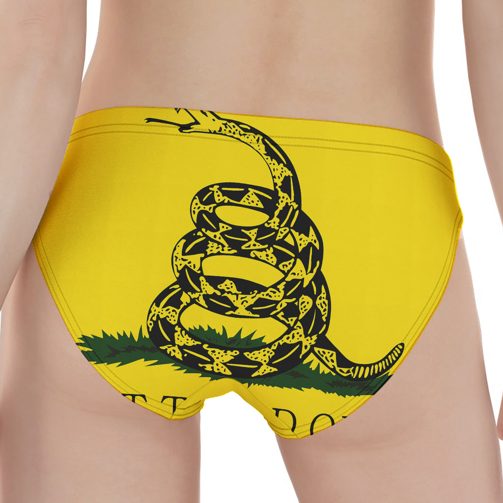 Don't Tread On Me Gadsden Flag Print Women's Panties