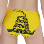Don't Tread On Me Gadsden Flag Print Women's Panties