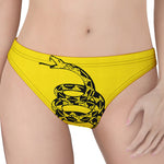 Don't Tread On Me Gadsden Flag Print Women's Thong
