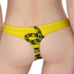 Don't Tread On Me Gadsden Flag Print Women's Thong