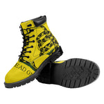 Don't Tread On Me Gadsden Flag Print Work Boots