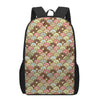 Donuts Pattern Print 17 Inch Backpack