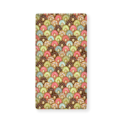 Donuts Pattern Print Baby Crib Sheet