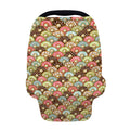Donuts Pattern Print Baby Seat Cover