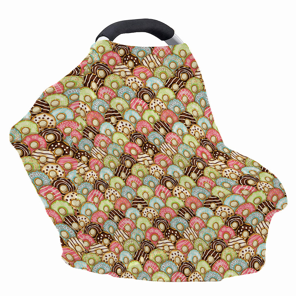 Donuts Pattern Print Baby Seat Cover