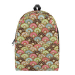 Donuts Pattern Print Backpack