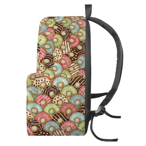 Donuts Pattern Print Backpack