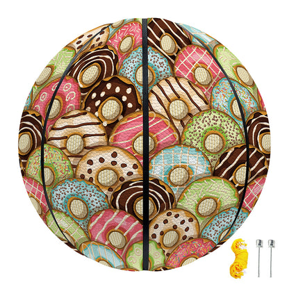 Donuts Pattern Print Basketball