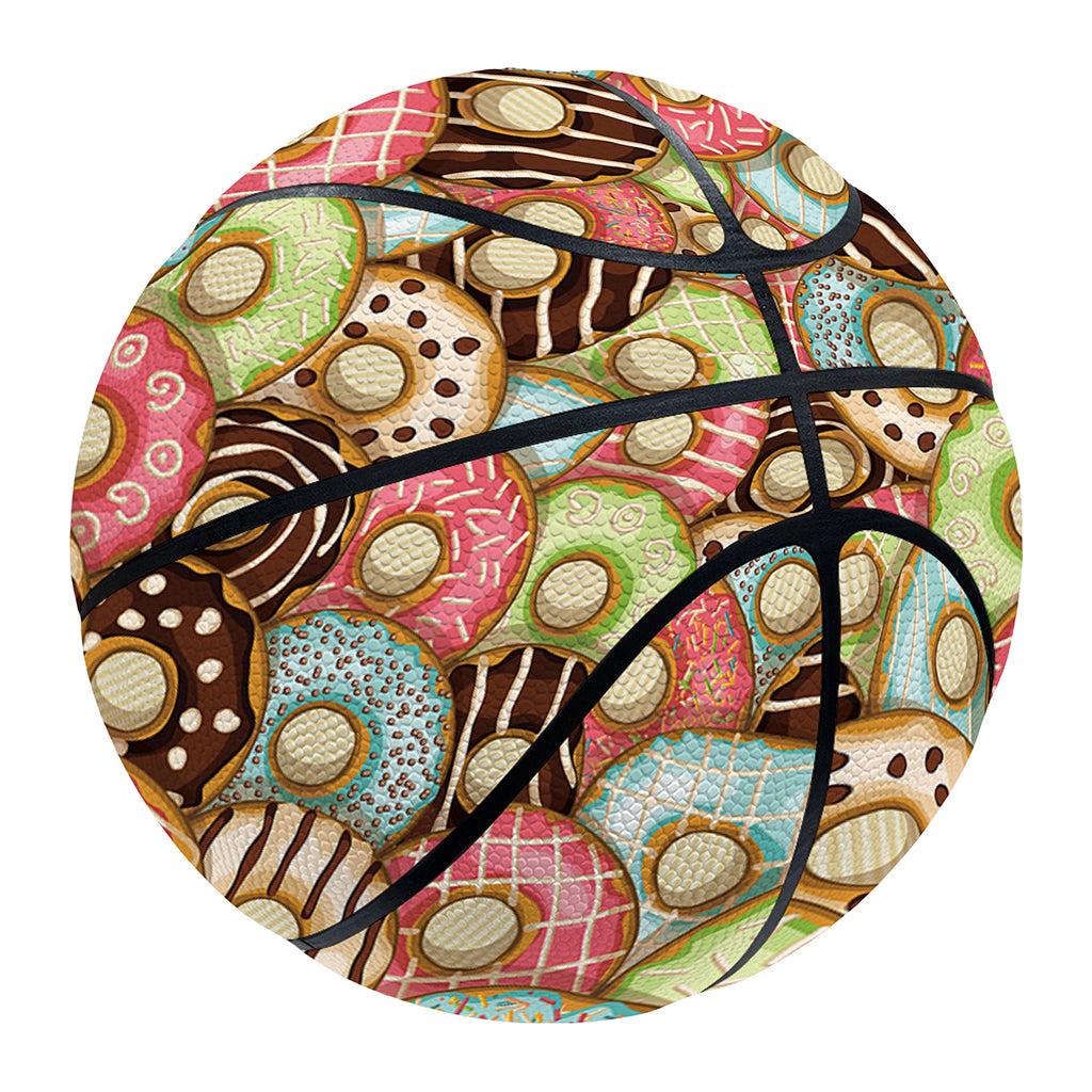 Donuts Pattern Print Basketball