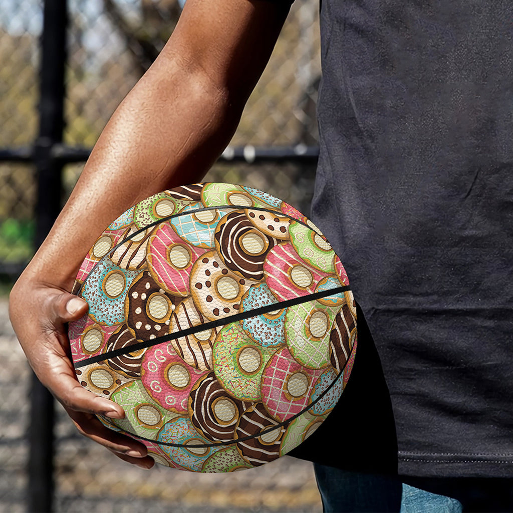 Donuts Pattern Print Basketball