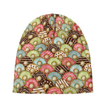 Donuts Pattern Print Beanie