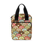 Donuts Pattern Print Bible Tote Bag