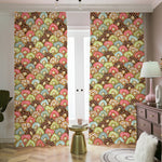 Donuts Pattern Print Blackout Pencil Pleat Curtains