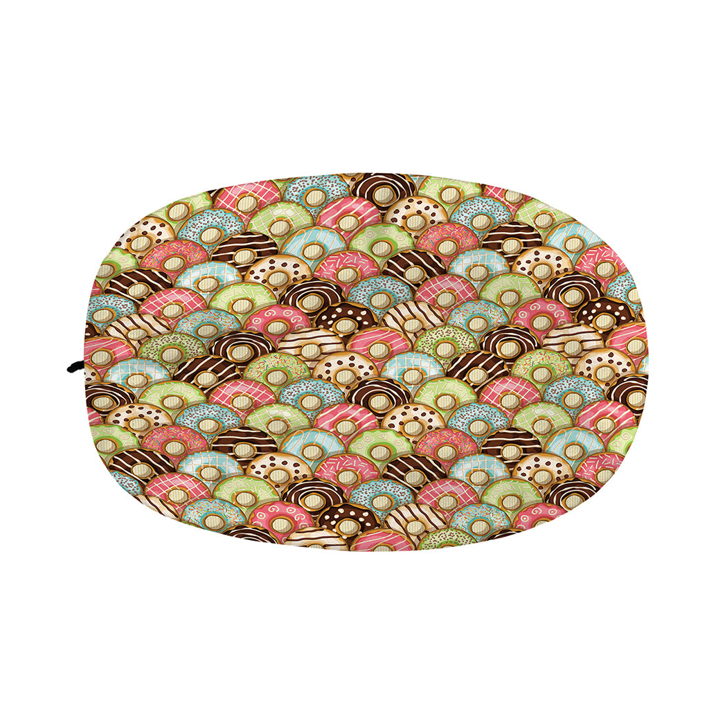 Donuts Pattern Print Car Side Mirror Covers