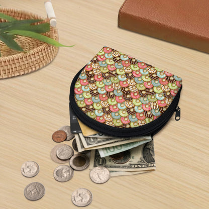 Donuts Pattern Print Coin Purse