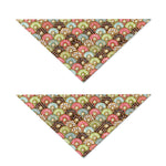 Donuts Pattern Print Dog Bandana