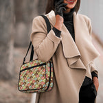 Donuts Pattern Print Double Strap Bible Bag