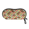 Donuts Pattern Print Glasses Case