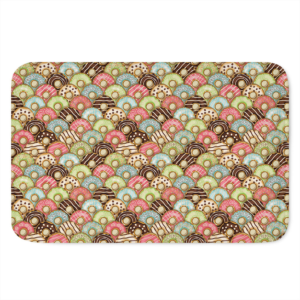 Donuts Pattern Print Indoor Door Mat