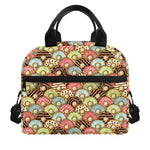 Donuts Pattern Print Insulated Lunch Bag