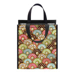 Donuts Pattern Print Insulated Lunch Tote