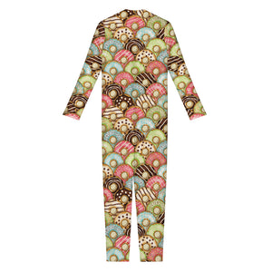 Donuts Pattern Print Jumpsuit