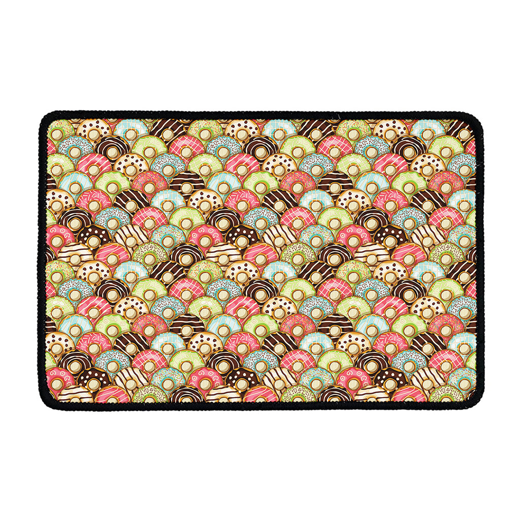Donuts Pattern Print Kitchen Mat
