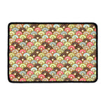 Donuts Pattern Print Kitchen Mat