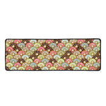 Donuts Pattern Print Long Kitchen Mat