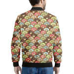 Donuts Pattern Print Men's Bomber Jacket