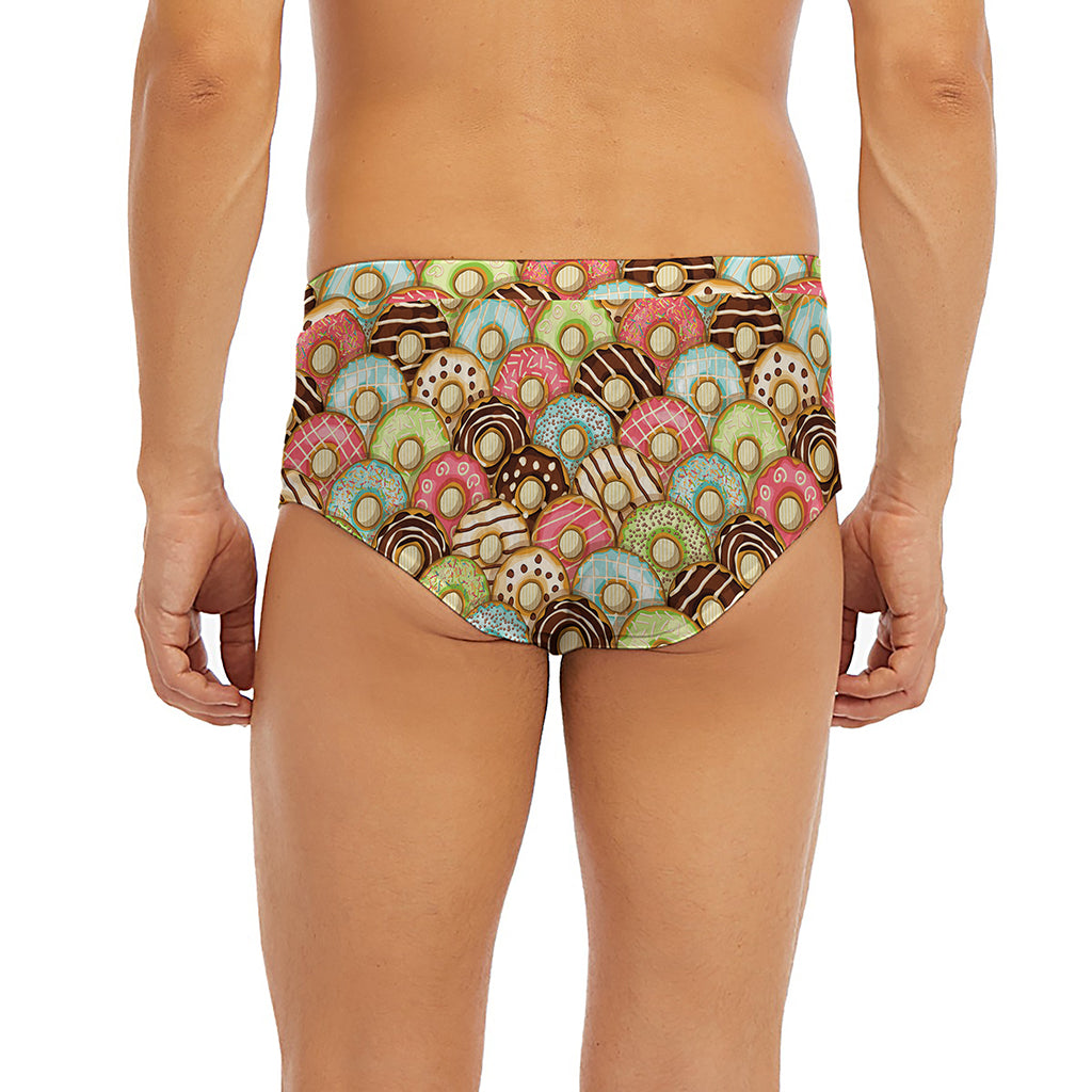 Donuts Pattern Print Men's Briefs