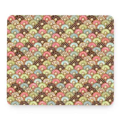 Donuts Pattern Print Mouse Pad