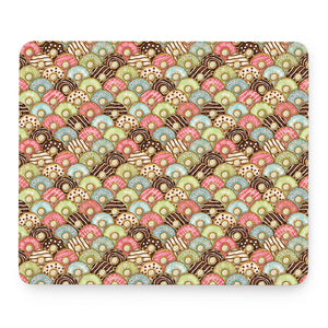 Donuts Pattern Print Mouse Pad