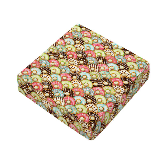 Donuts Pattern Print Outdoor Seat Cushion Cover