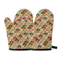 Donuts Pattern Print Oven Mitts