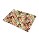 Donuts Pattern Print Pet Cooling Mat Cover