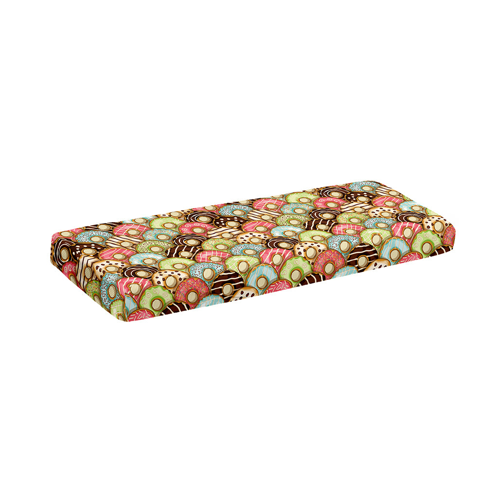 Donuts Pattern Print Piano Keyboard Cover