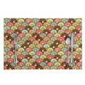 Donuts Pattern Print Placemat