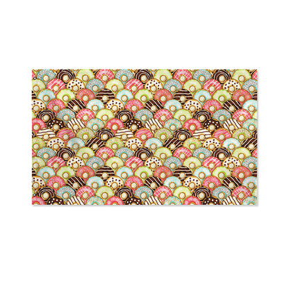 Donuts Pattern Print Polyester Flag