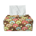 Donuts Pattern Print Rectangle Tissue Box Cover
