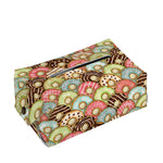 Donuts Pattern Print Rectangle Tissue Box Cover