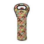 Donuts Pattern Print Single Neoprene Wine Tote