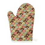 Donuts Pattern Print Single Oven Mitt
