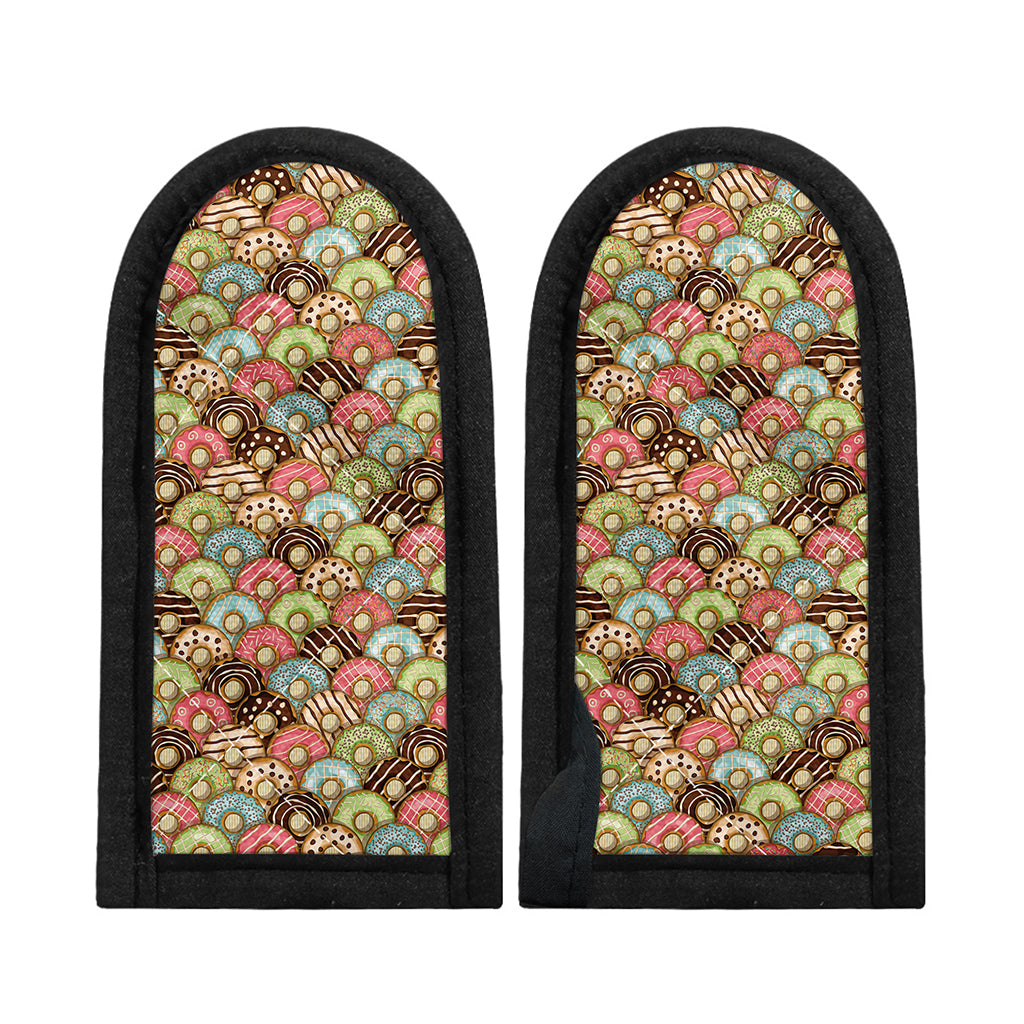 Donuts Pattern Print Skillet Handle Cover