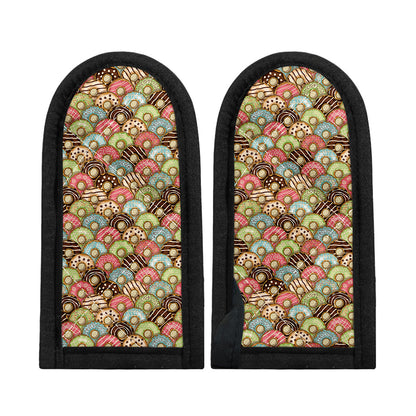 Donuts Pattern Print Skillet Handle Cover