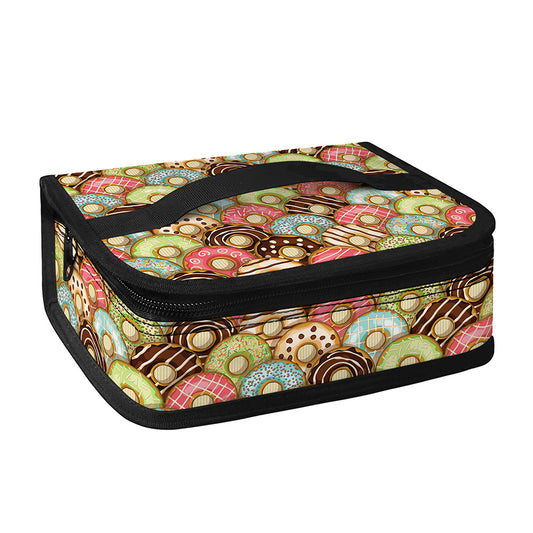 Donuts Pattern Print Small Lunch Bag