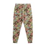 Donuts Pattern Print Sweatpants